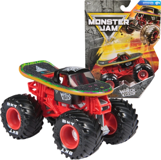 Spin Master Monster Jam Wreck Deck koletismas auto 1:64