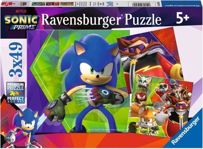 Puzzle Sonic Prime 3x49 pieces