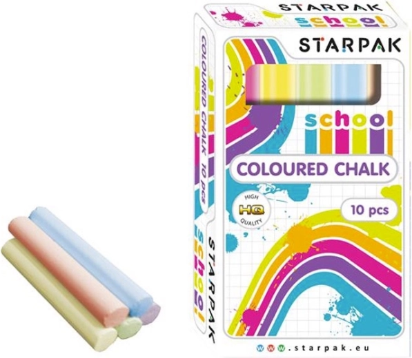 STARPAK kooli värviline kriit – õhuke komplekt