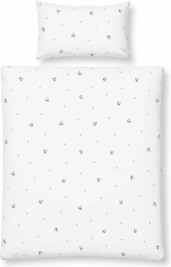 Babymatex veekindel jersey voodipesukomplekt võrevoodile karuke 100 × 135 cm, 40 × 60 cm