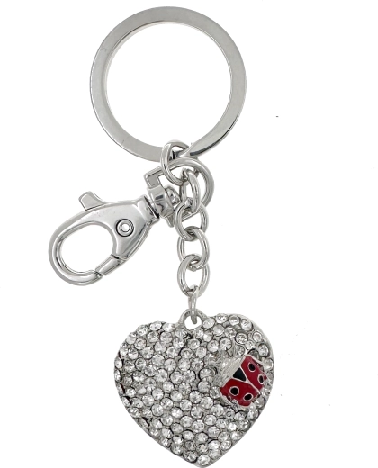 PINK Heart Keychain