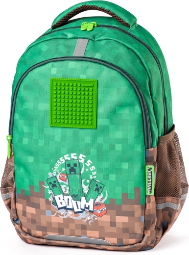Pixie Crew Minecraft two-compartment school backpack