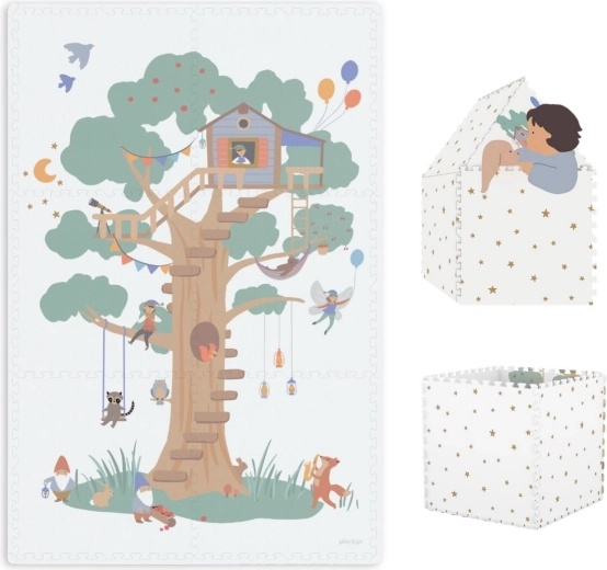 Play&Go EEVAA Tiloo Treehouse play mat and little house
