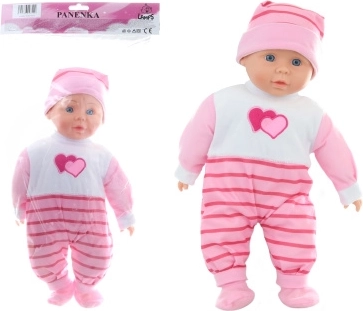 Beebinukk tüdruk helidega 40 cm