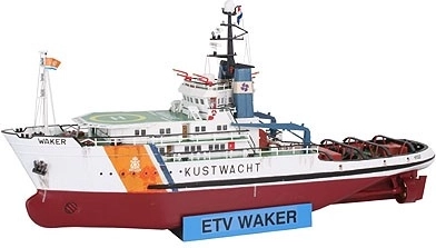 Plastikust laevamudel Kustwacht Waker 1:200