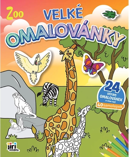 Suured värvimisraamatud Loomaaed
