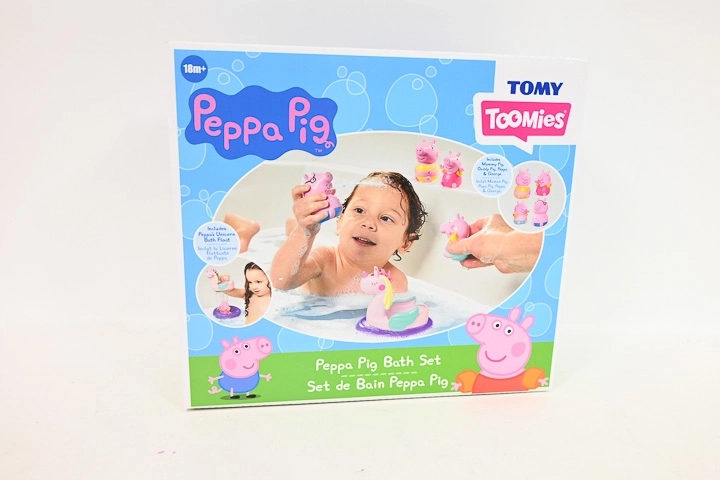 Toomies Peppa Põrsas vannikomplekt ujuva ükssarviku paadiga