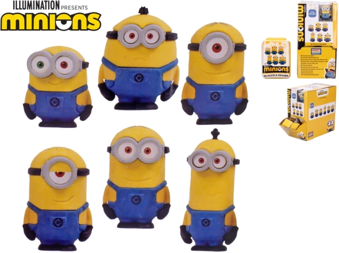 Minionite kustutuskumm – kollektsionääri figuuride komplekt, 30 tk
