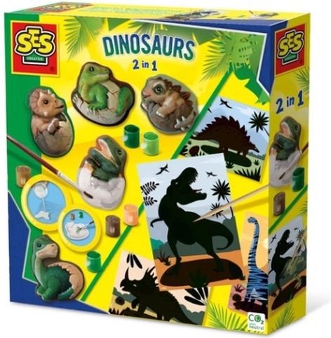SES dinosaurusete kipsivalud 2 ühes