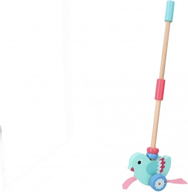 Lükatav puidust linnuke Adam Toys
