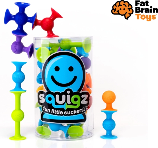 Silikoonist iminappadega ehitusklotsid Squigz – stardikomplekt 22 tk