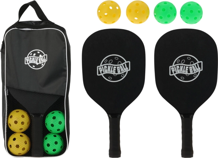 Pickleballi komplekt – 2 reketit ja 4 palli