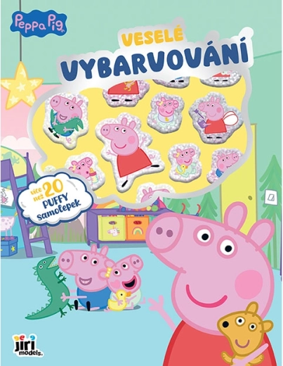 Lõbus värvimine kleepsudega Põrsas Peppa