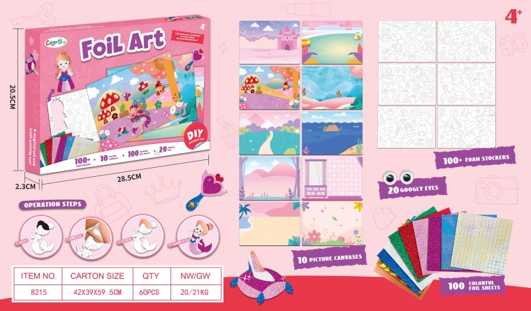 Creative set of sticker pictures – princesses