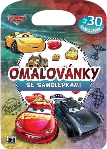 Värviraamat kleepsudega Autod
