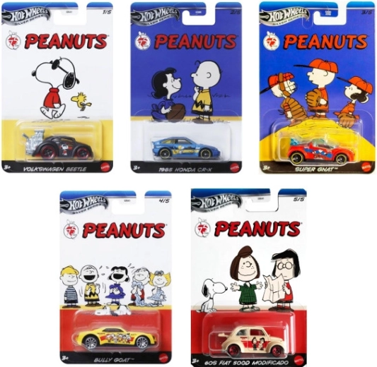 Metallist auto HOT WHEELS Silver Series 75 Years PEANUTS