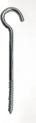 Galvanized chandelier hook 20 × 4.8 mm, pack of 100 pcs
