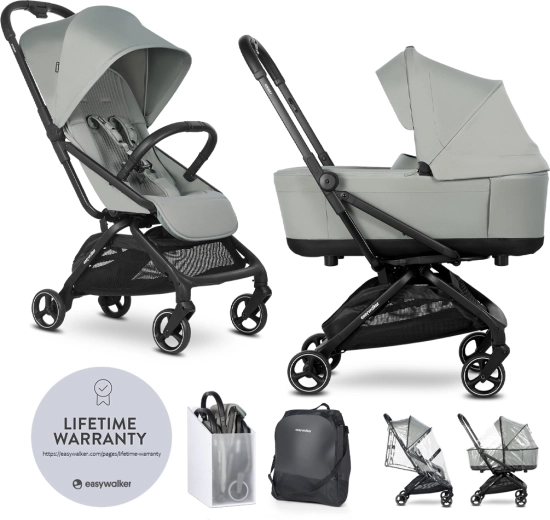 Easywalker Rockey S kombineeritud lapsevanker Fresh green