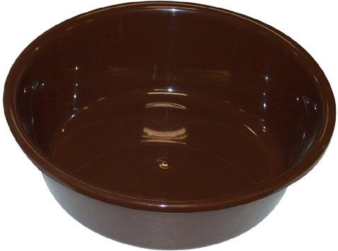 Plastist pesukauss 36 cm, pruun