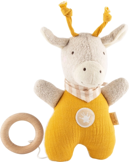 Sigikid muslin giraffe with music box