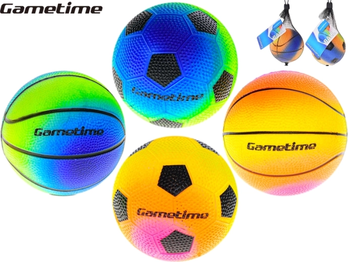Vikerkaarepall Gametime 10 cm