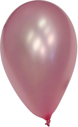 Õhupallid 23 cm – metallik värvisegu, 12 tk
