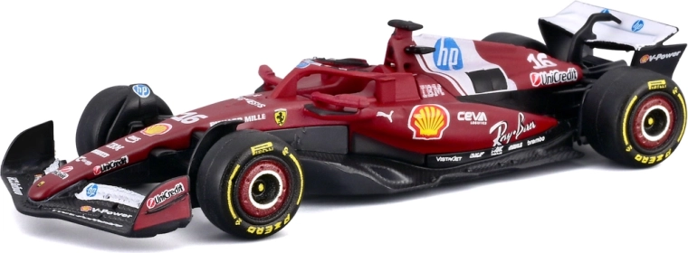 Bburago Ferrari SF-25 (2025) Charles Leclerc #16 – Formula 1 mudel 1:64 blisterpakendis