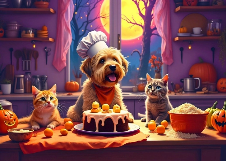 Halloween Baking Puzzle 300 Pieces BLUEBIRD