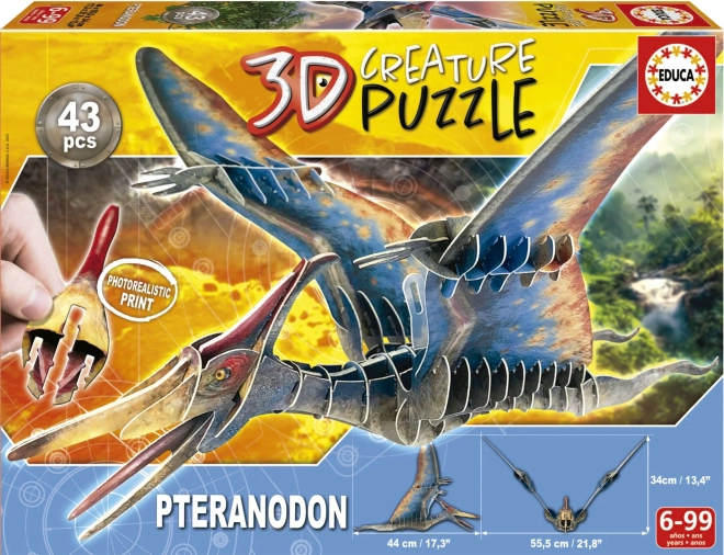 Educa 3D pusle Pteranodon 43 tükki