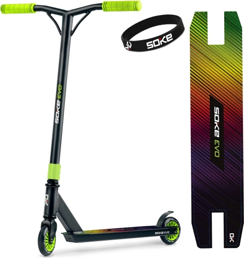 SOKE EVO Green Freestyle Scooter