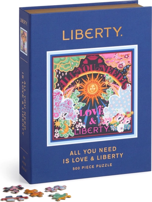 Ruutpuzzle GALISON Liberty: Kõik, mida vajad, on armastus, 500 tükki