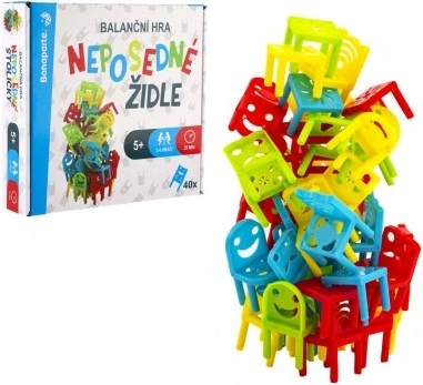 Rahutud toolid tasakaalumäng lastele