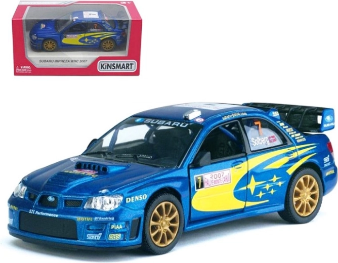 Subaru Impreza WRC metallmudel 1:36 Pull Back tõmbemehhanismiga