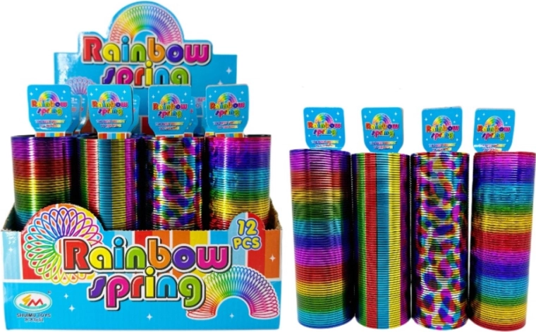 Suur plastist vikerkaarevedru Rainbow Spring