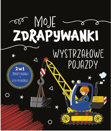 Scratch-art creative booklet My zdrapywanki: awesome vehicles (Polish) - 1 piece