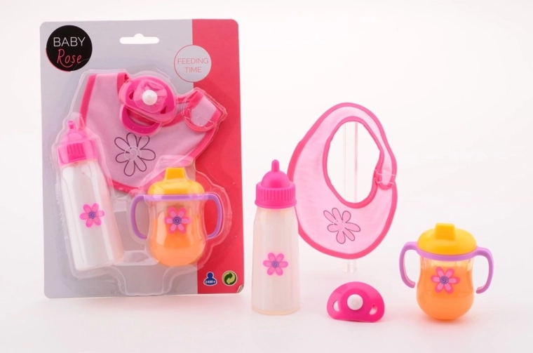 Baby Rose Mealtime – play set for a doll - 1 piece