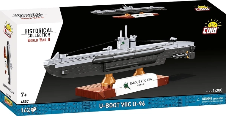 Allveelaeva ehituskomplekt U-BOOT VIIC U-96 1:300 (162 detaili)