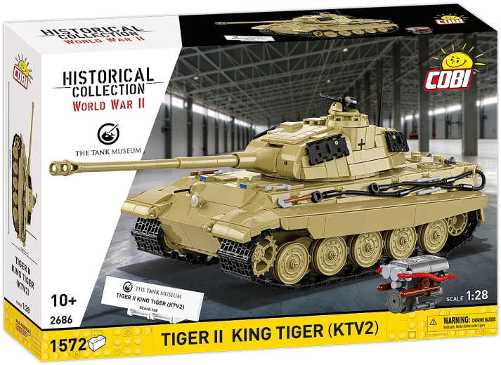 Cobi Tiger II King Tiger (KTV2) 1:28 ehituskomplekt