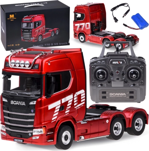 Scania 770 S V8 litsentseeritud RC-veok kaugjuhtimisega 1:18