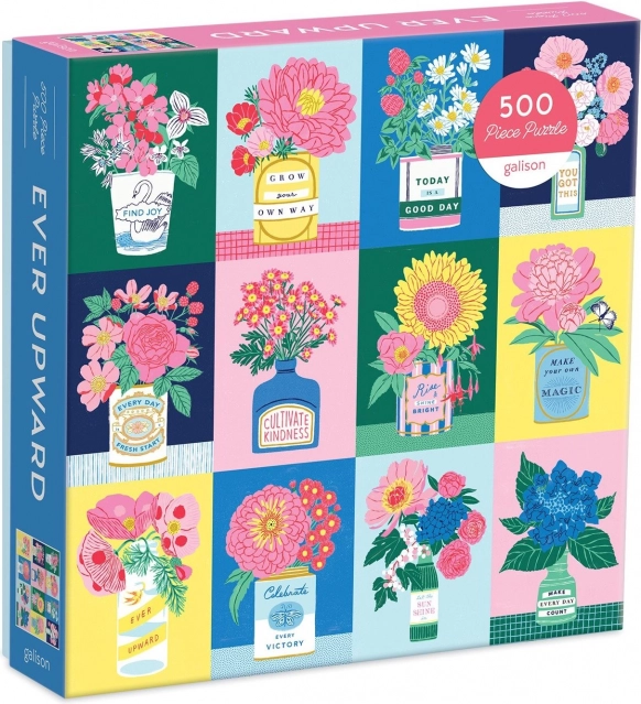 Lillemuster puzzle „Alati ülespoole” 500 tükki