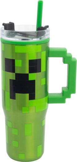 Minecrafti termoskruus kõrrega 770 ml