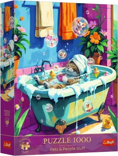 Puzzle 1000 Premium Plus – näu, lõõgastu, korda