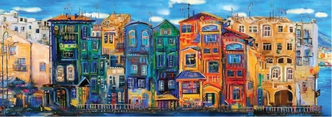 Panoraamne pusle ART PUZZLE Värviline linn 1000 tükki