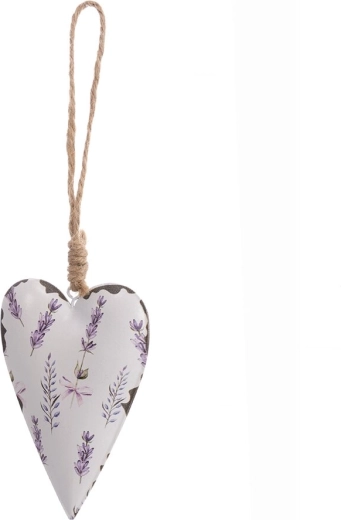 White Metal Heart – Decoration 11 cm