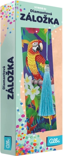 ALBI Make Your Own Diamond Bookmark with a Parrot