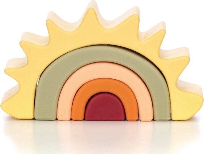 Silicone Stacking Toy Sunshine