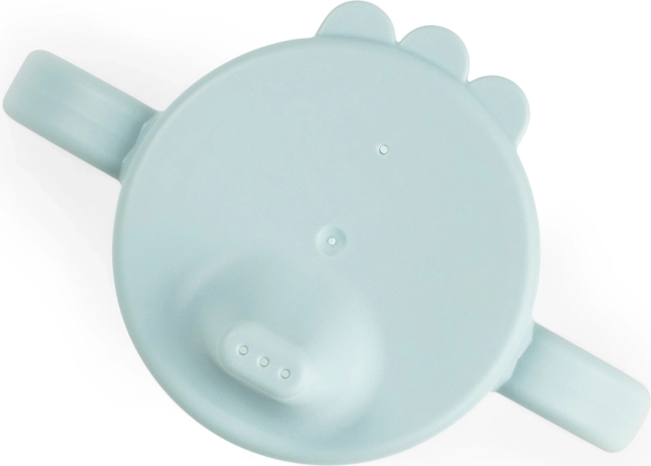 Done by Deer training cup with spout and two handles Tiny farm, blue