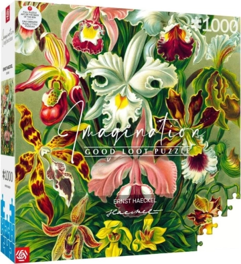 pusle imagination: ernst haeckel – orhidee 1000 tükki