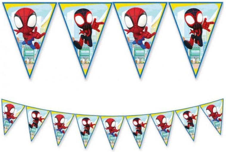 Spidey lipukestega girland 2,3 m