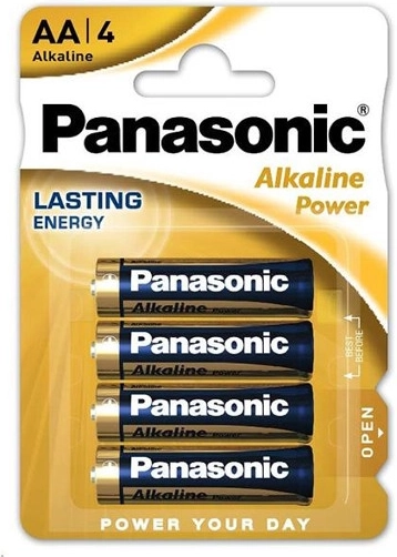 Panasonic Alkaline Power AA LR6 1.5 V – pack of 4 pcs